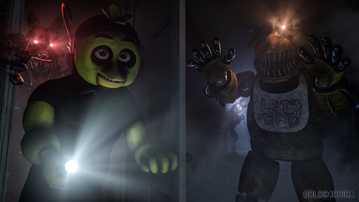 Five Nights At Freddy S Nightmares 4k Sfm By Gold94chica On