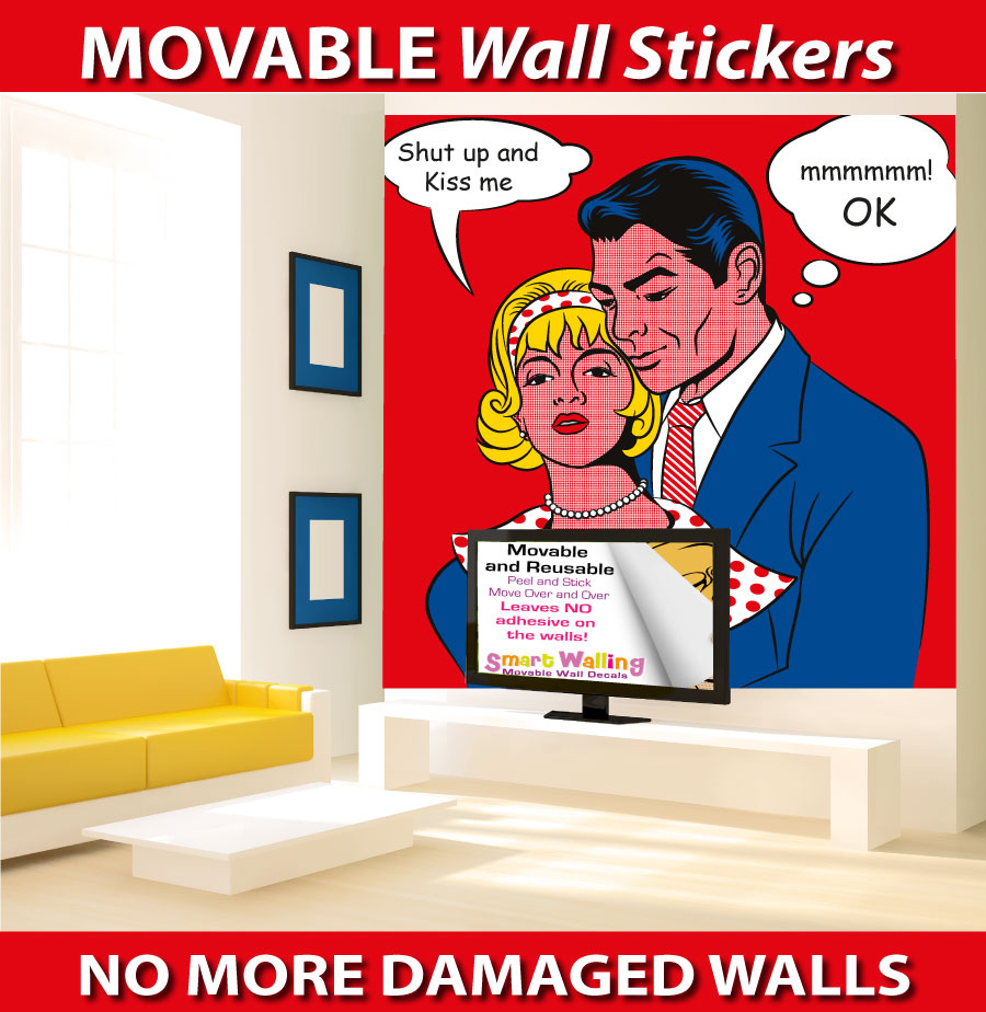 Pop Art Wall Stickers Buy Direct From The Printers And Save
