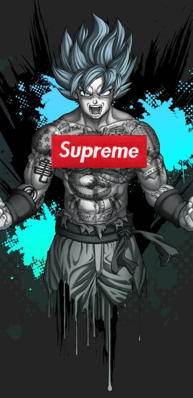 Drip Goku Wallpaper, LV Supreme, Bape - Wallpaperforu