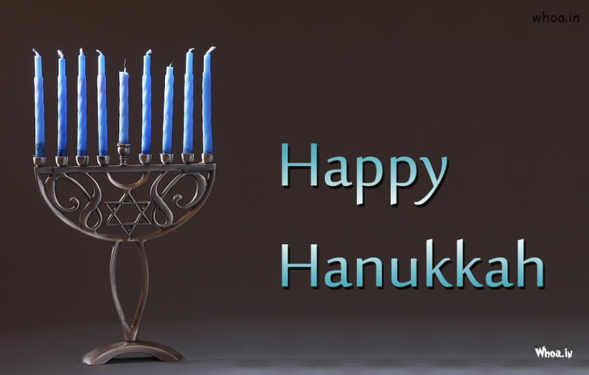 Happy Hanukkah Festival HD Wallpaper Greeting Cards