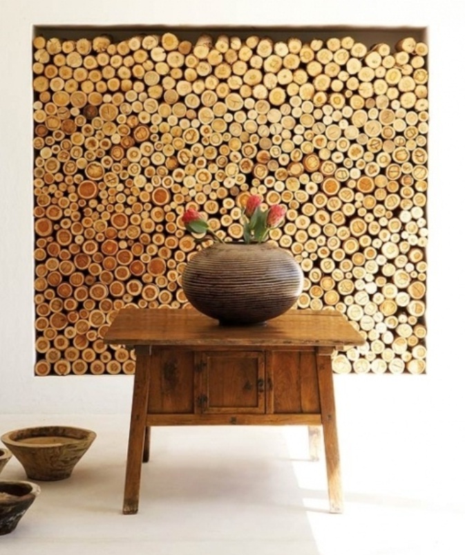 Ideas Wall Decor Design With Wood Wallpaper Nijihomedesign
