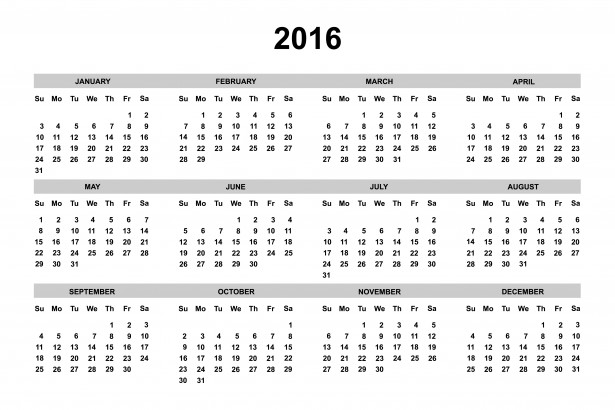 CALENDARIO 2016 Centreal images and map pictures