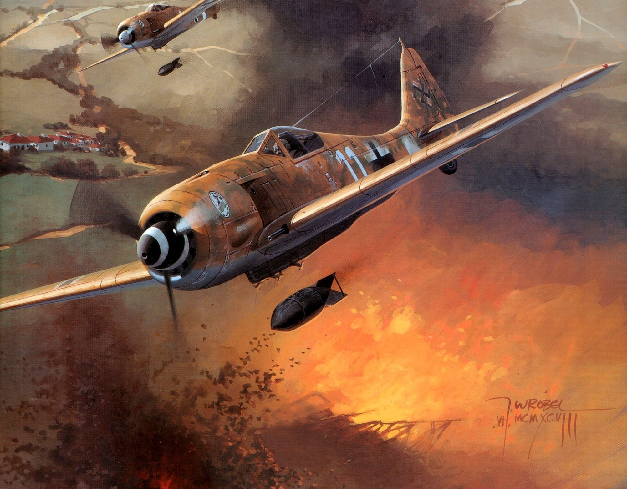 Wwii Aviation Artwork Gallery Atomic Toasters