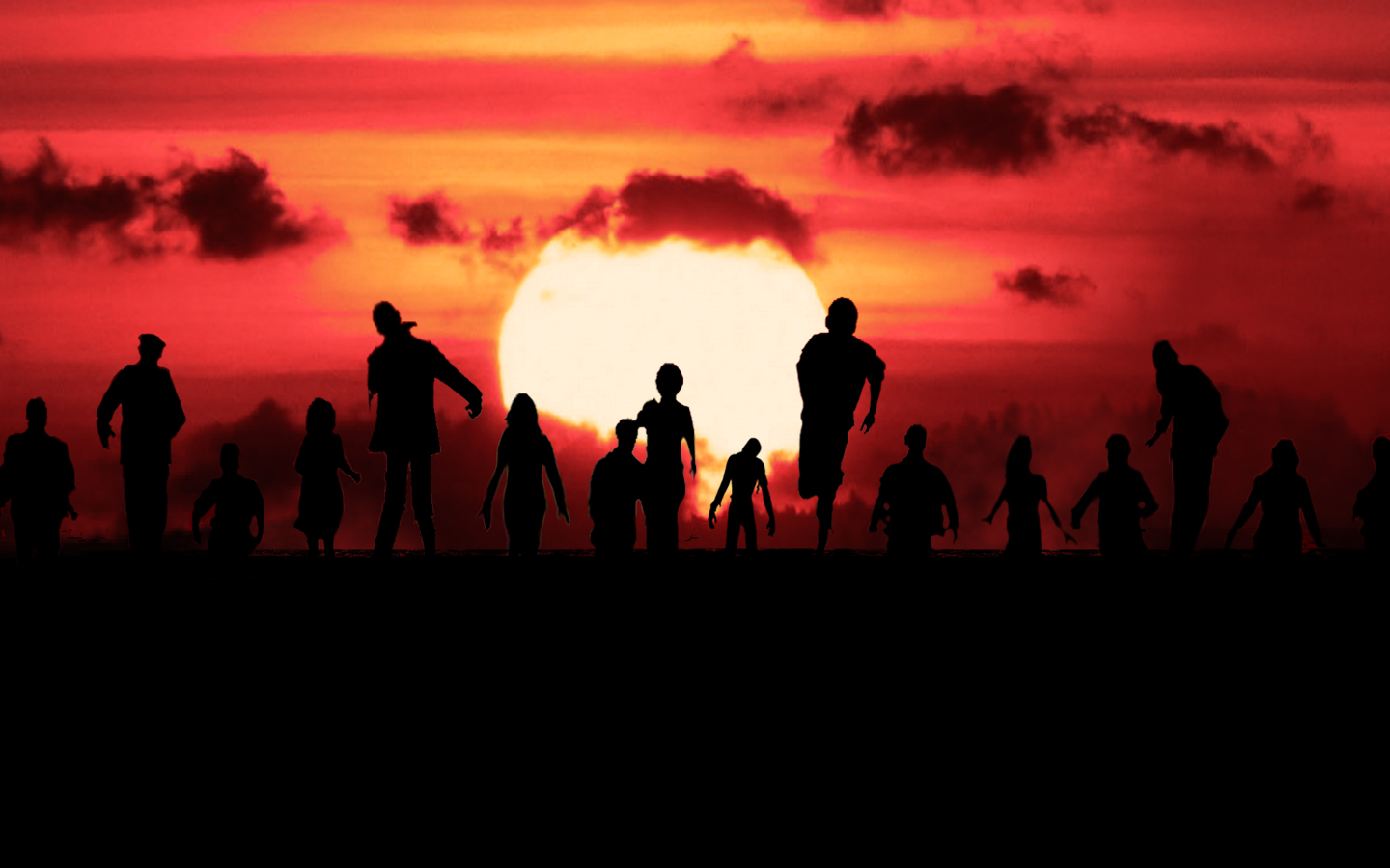 Zombie Computer Wallpaper Desktop Background