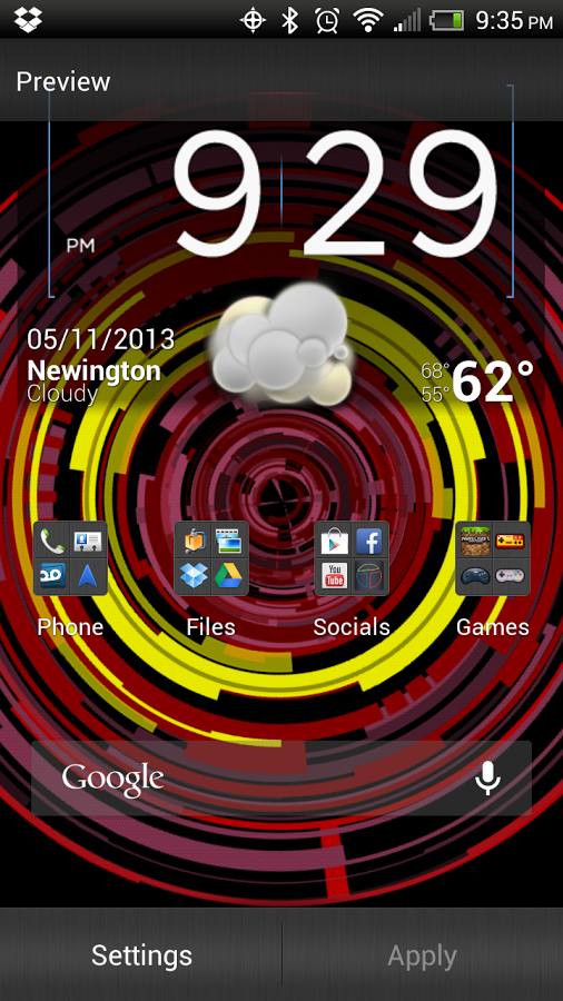 Tech Rings Live Wallpaper Android Apps Auf Google Play