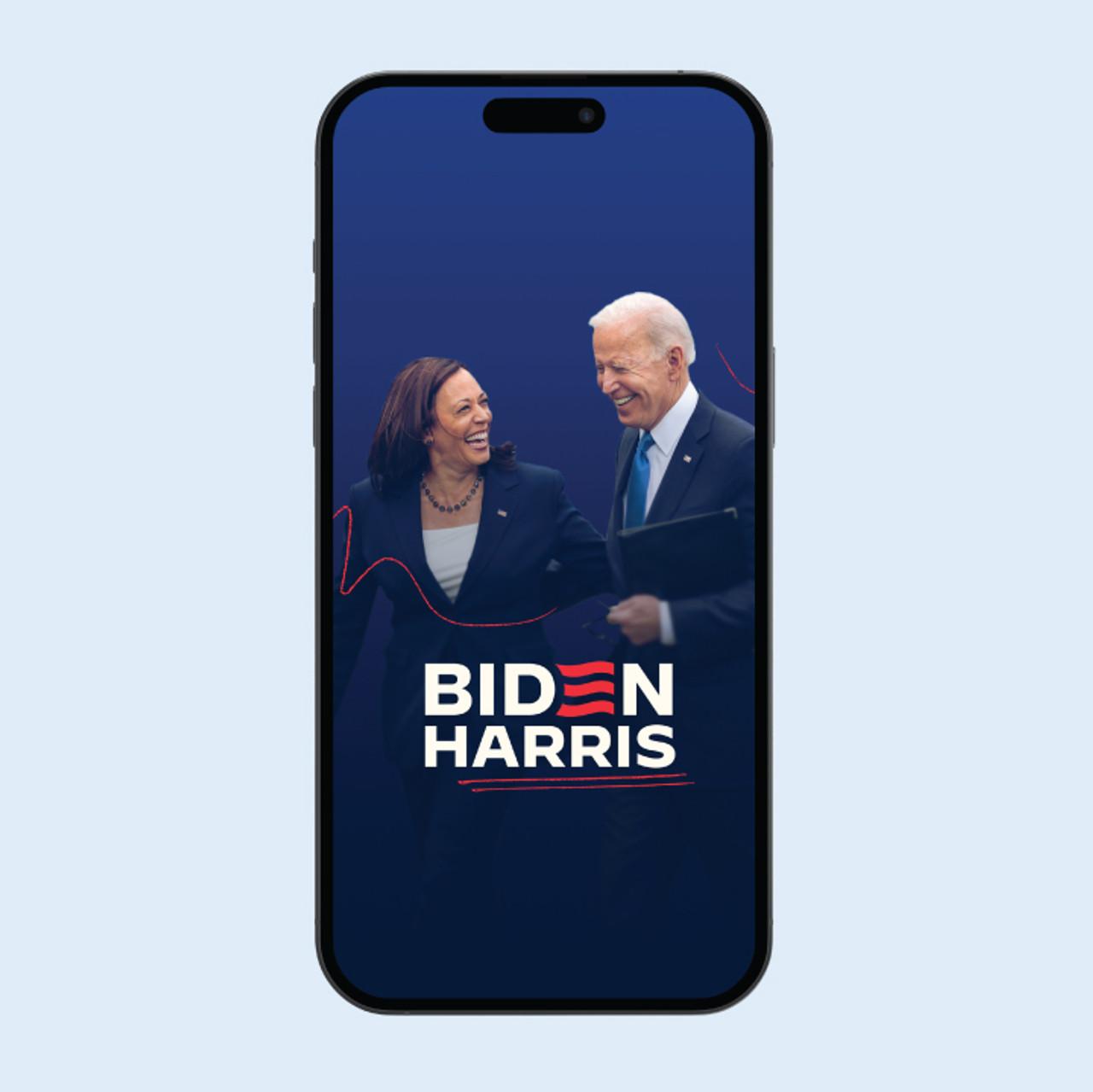 Biden Harris Phone Wallpaper Digital