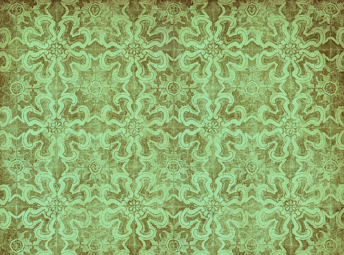 Green Vintage Wallpaper Textured