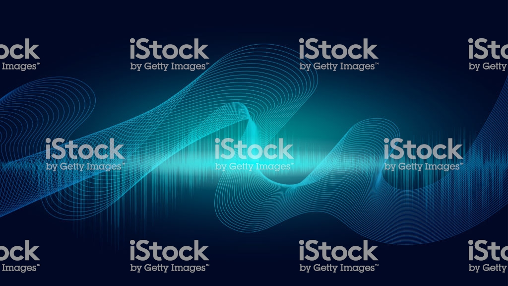 Line Soundwave Abstract Background Stock Vector Art More Image