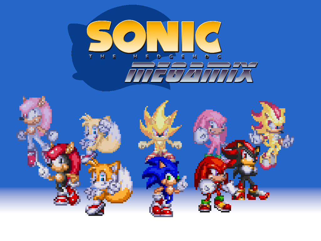 Sonic Megamix Desktop Wallpaper By Alvarobmk123