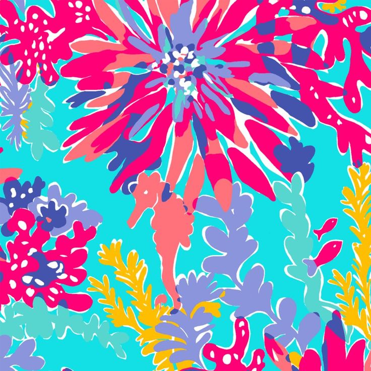 Lilly Pulitzer Aqua Trippin And Sippin Wallpaper Patterns