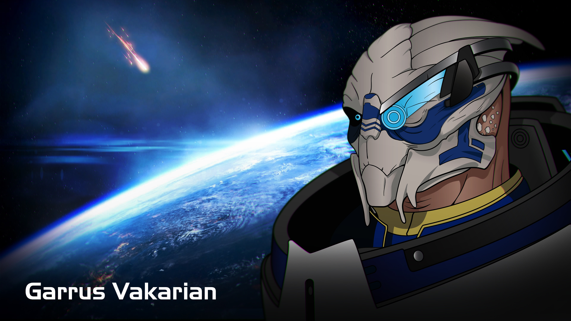 Wallpaper Mass Effect Garrus Vakarian