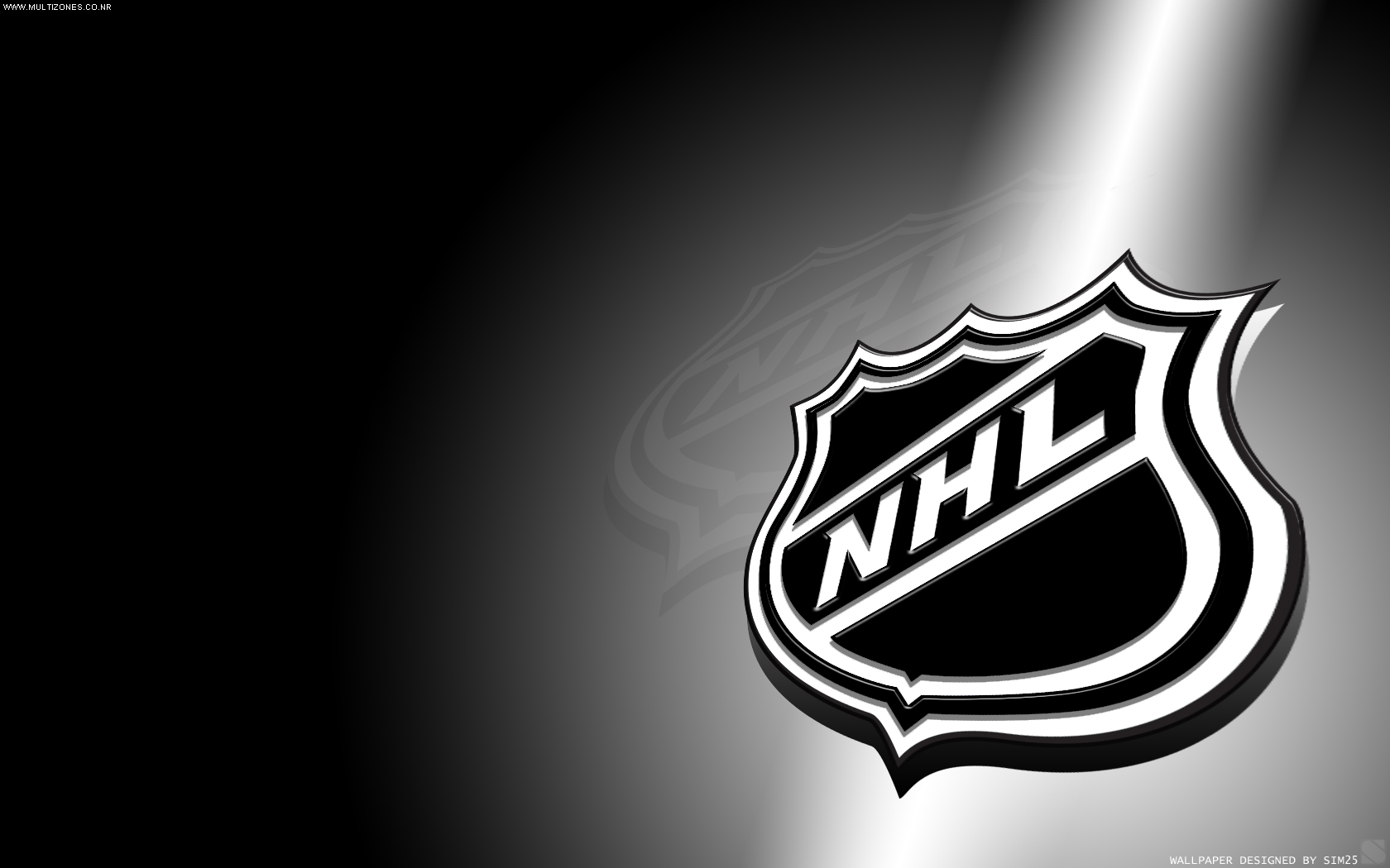 3D national hockey league NHL HD Wallpapers HD wallpapers Logo 1680x1050