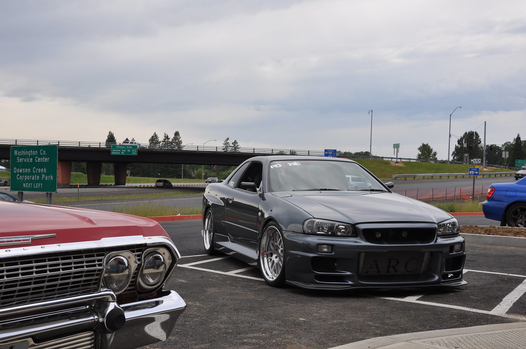 🔥 Free Download Wallpaper Nissan Skyline r34 Gt R Rear by @brandyw ...