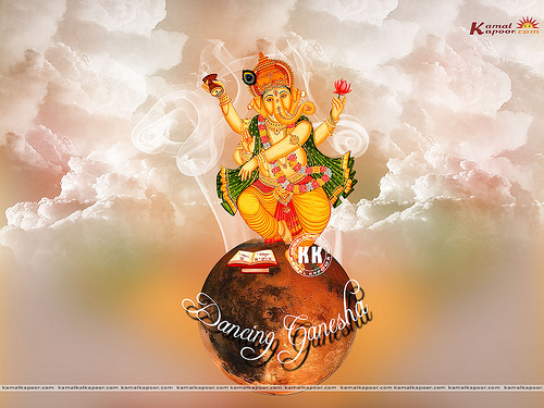 Dancing Ganesha Wallpaper Gallery Dancing Ganapati Deva w Flickr 500x375