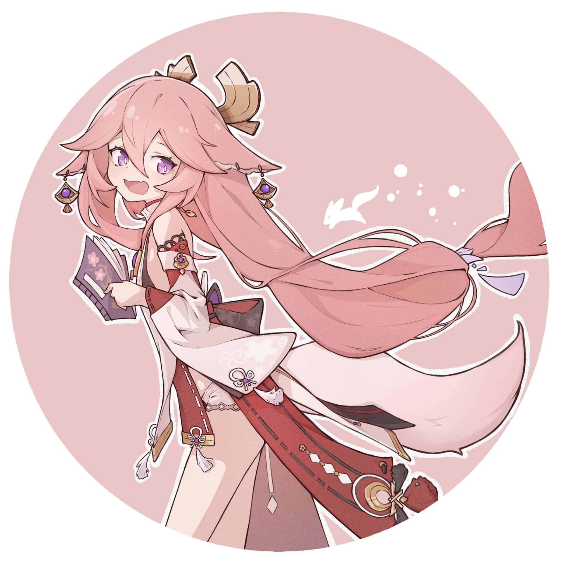 Yae Miko Pfp Wallpaper