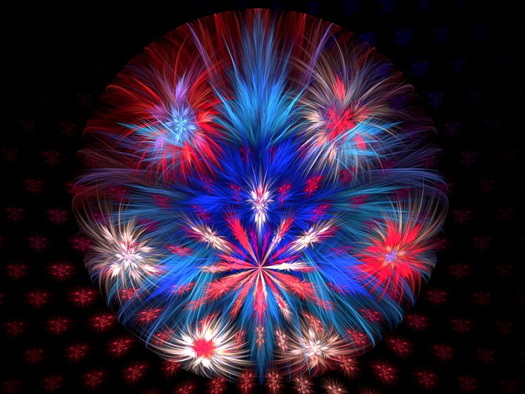 S Of Patriotic Fireworks By