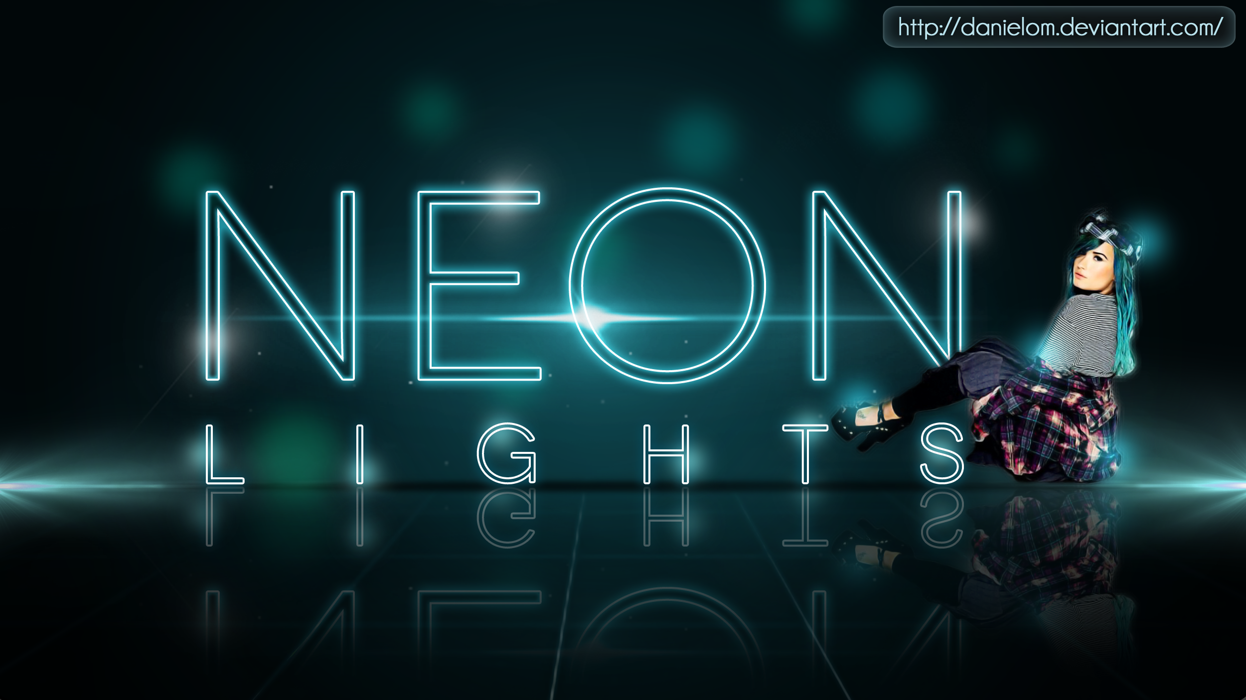 WallpaperNeon Lights PS ByDanielom by Danielom on
