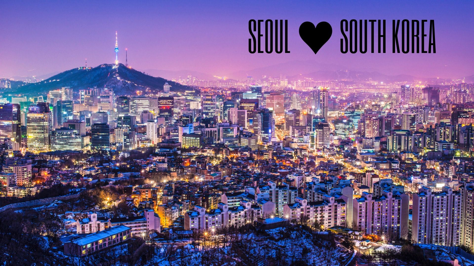 Seoul City Desktop Wallpaper