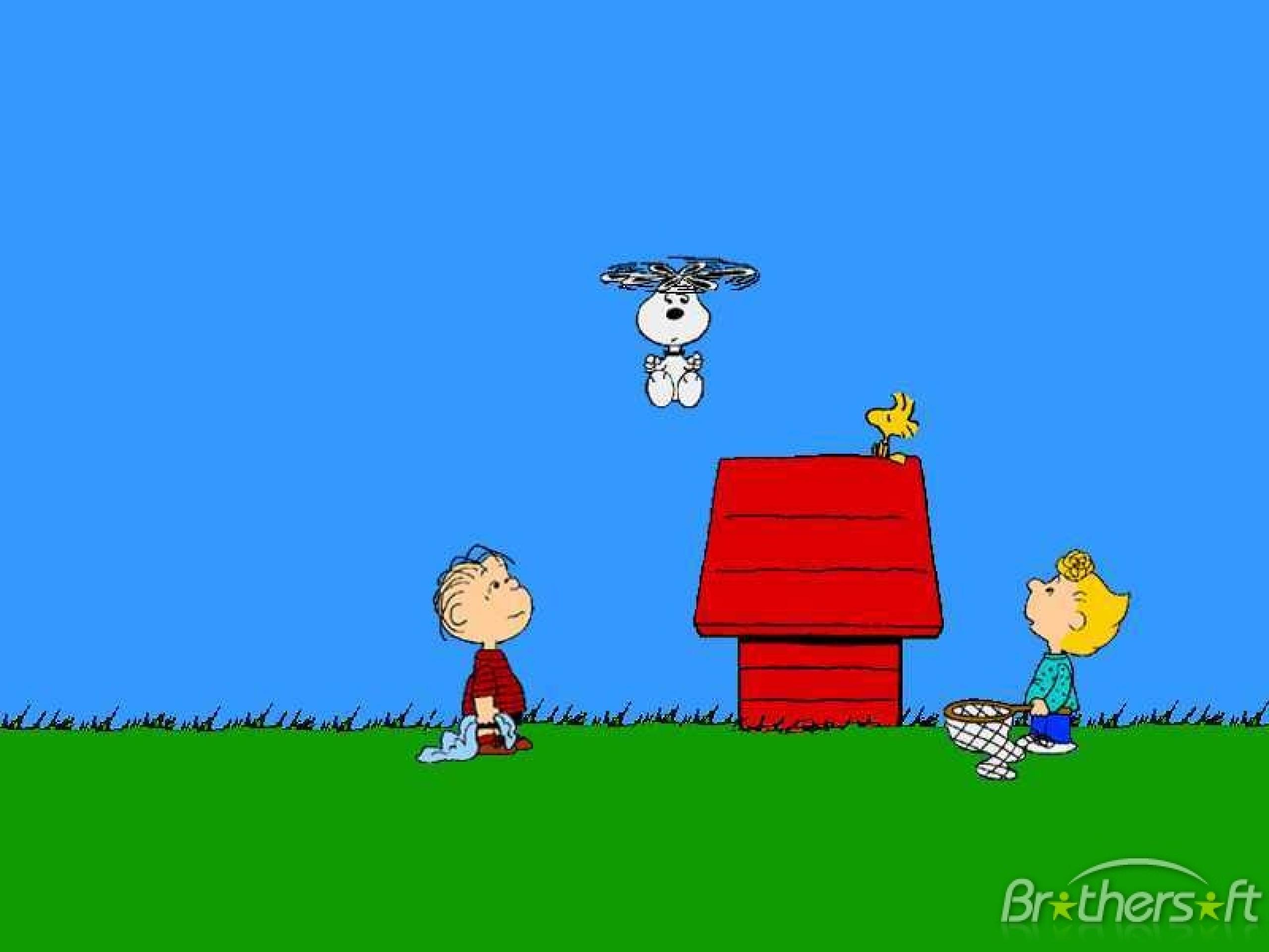 Snoopy Flying with Woodstock and Friends in 4K