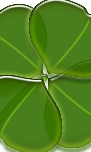 Bigger Four Leaf Clover Wallpaper For Android Screenshot