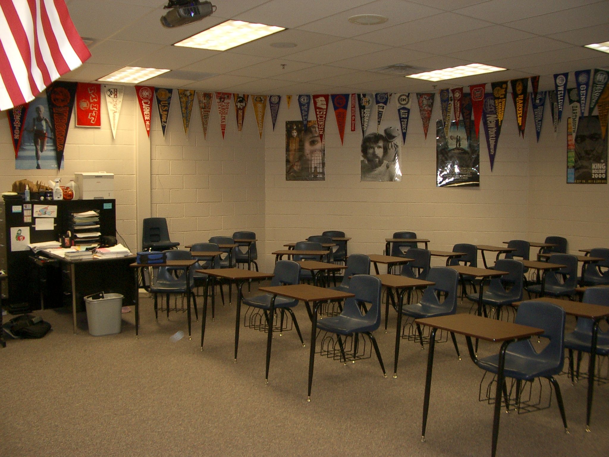 Matthew Mandes On Stage High School Classroom