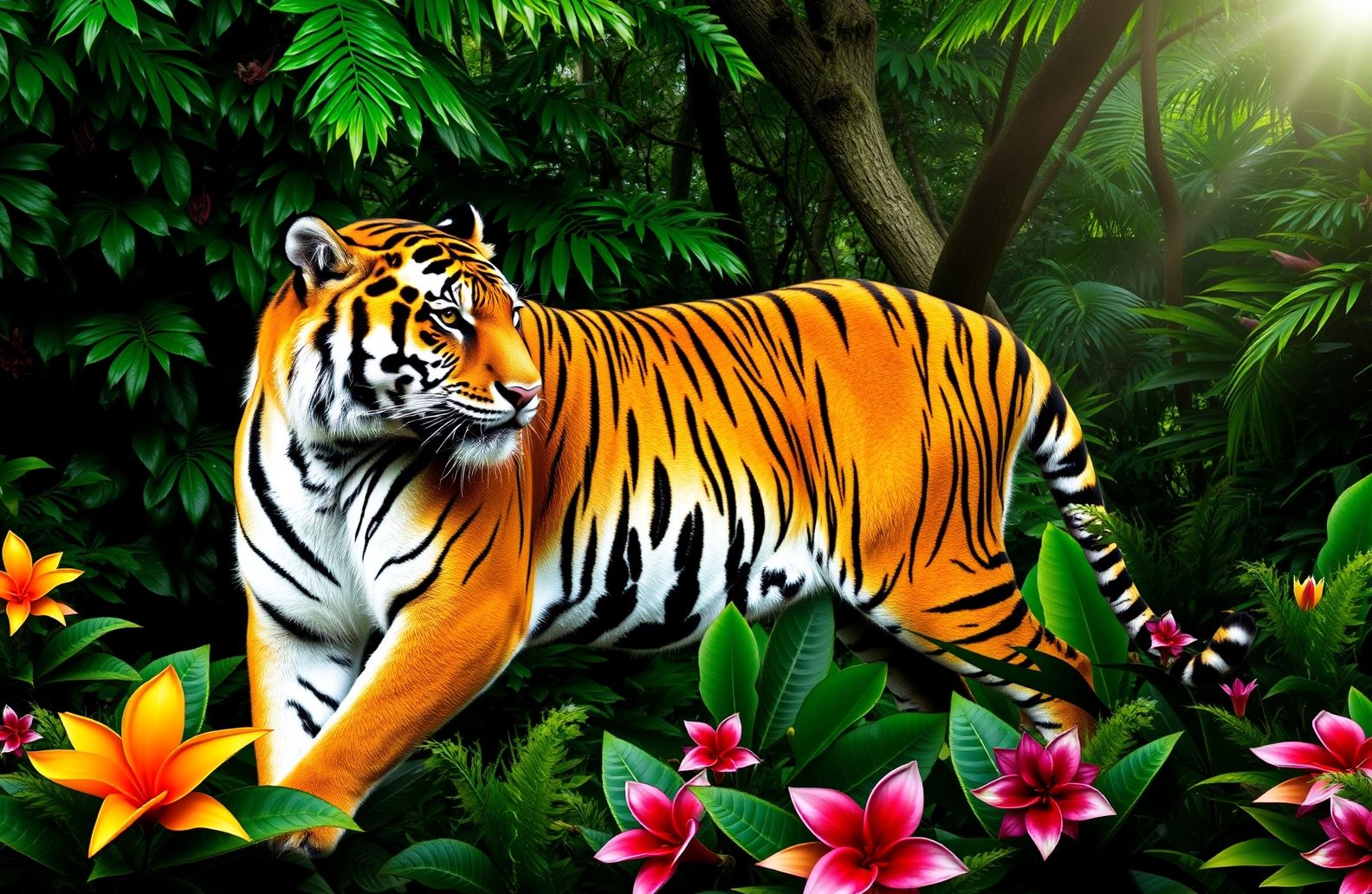 3d Tiger Wallpaper