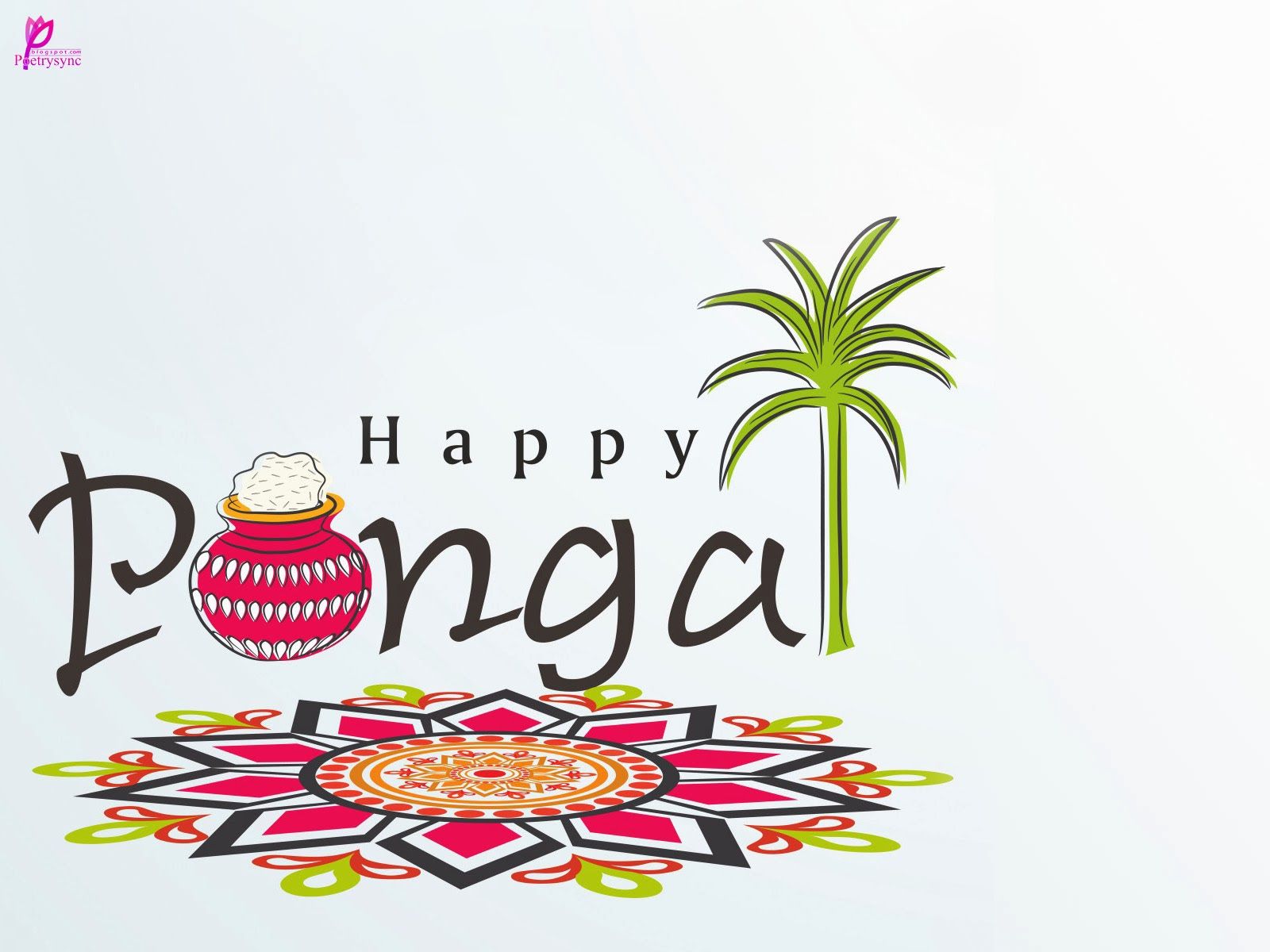 Happy Pongal Rangoli Matka Makhan Picture Festival Of