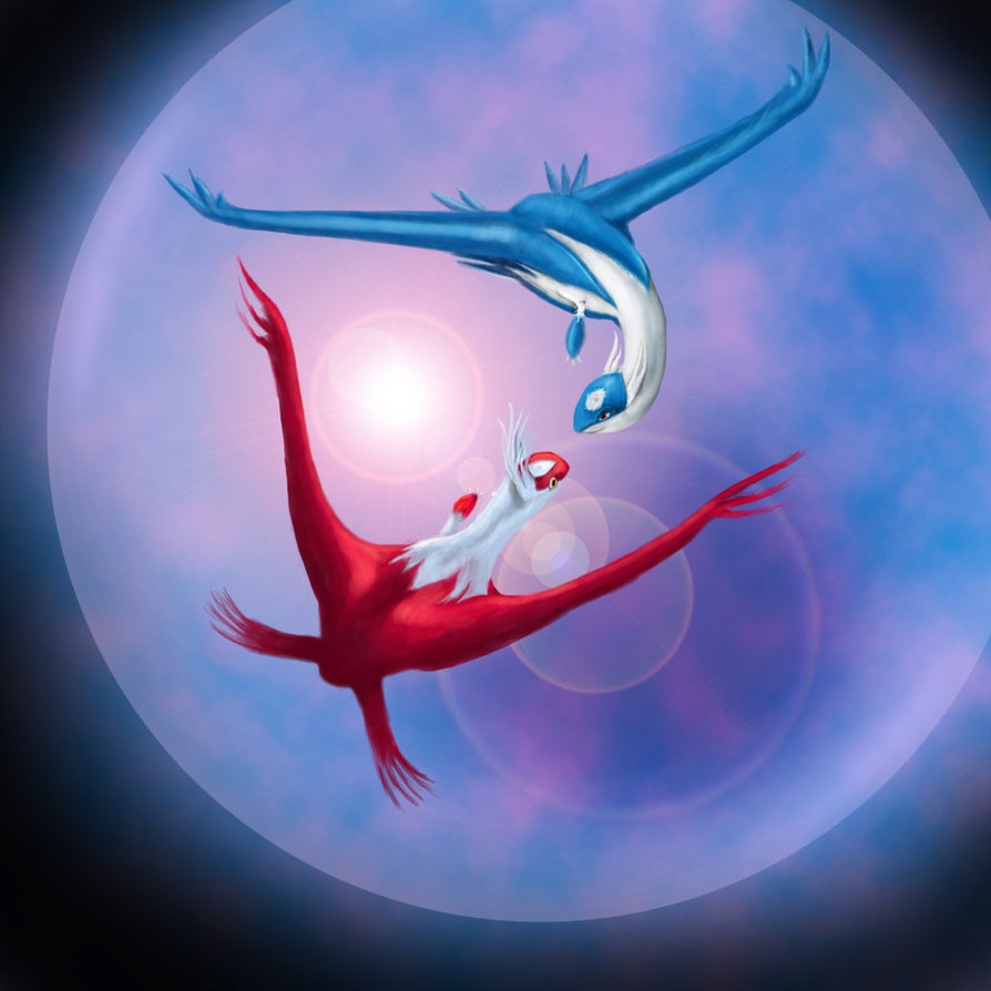 Baby Latios And Latias By