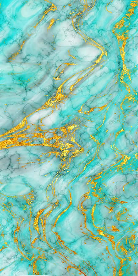 Teal Marble Wallpaper