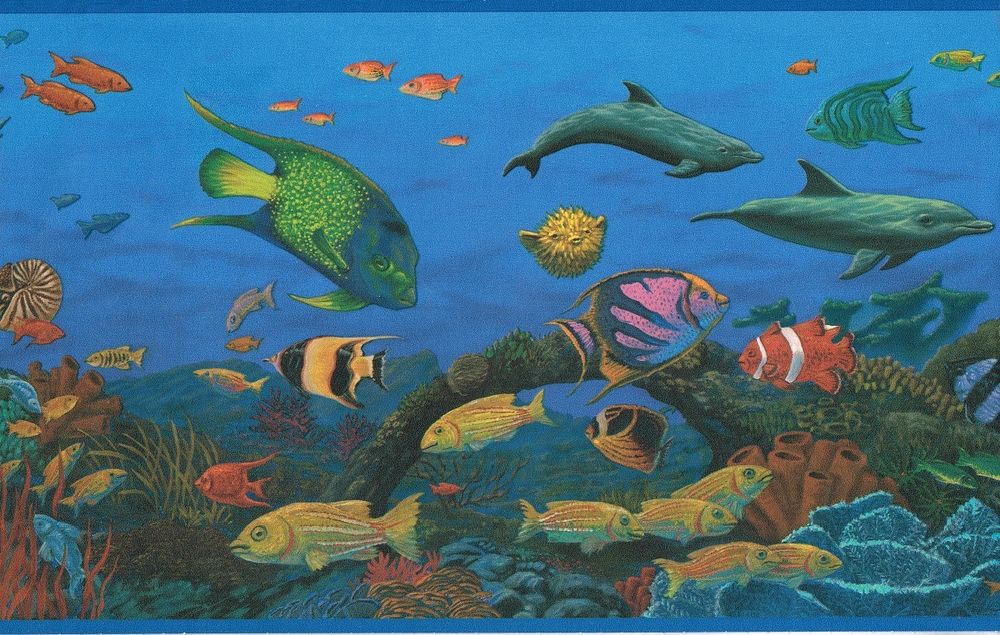 [43+] Tropical Fish Wallpaper Border on WallpaperSafari