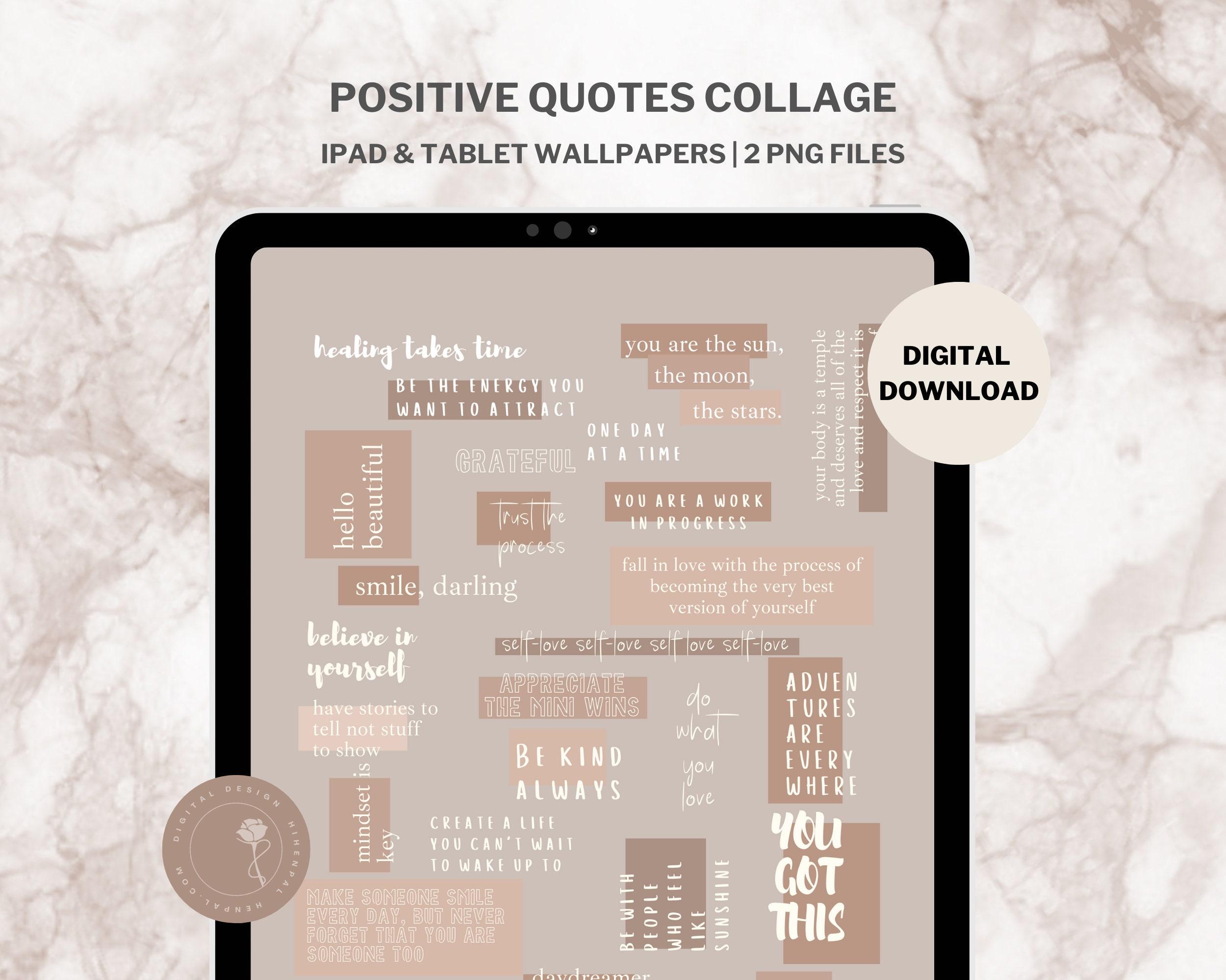 🔥 Free download Positive Quote Wallpaper for iPad Tablet Minimalist