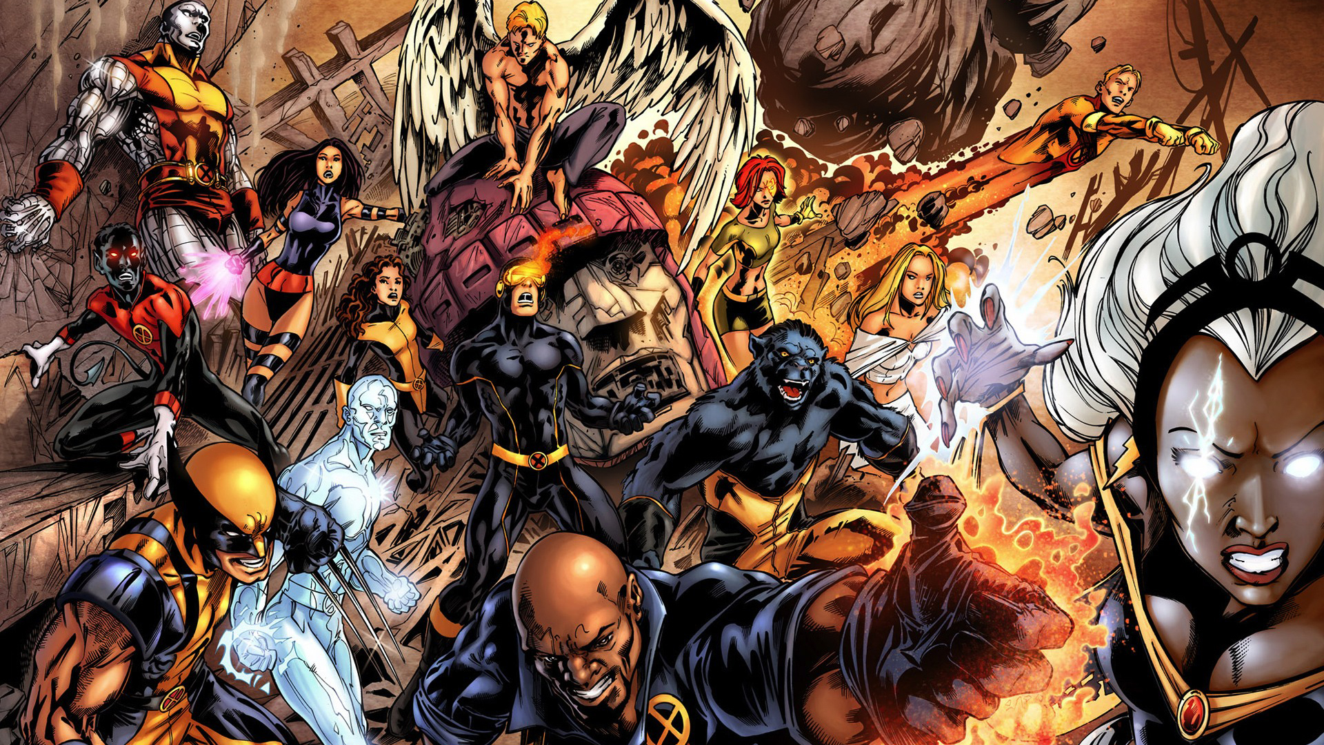 X Men Marvel Wallpaper Wallpoper