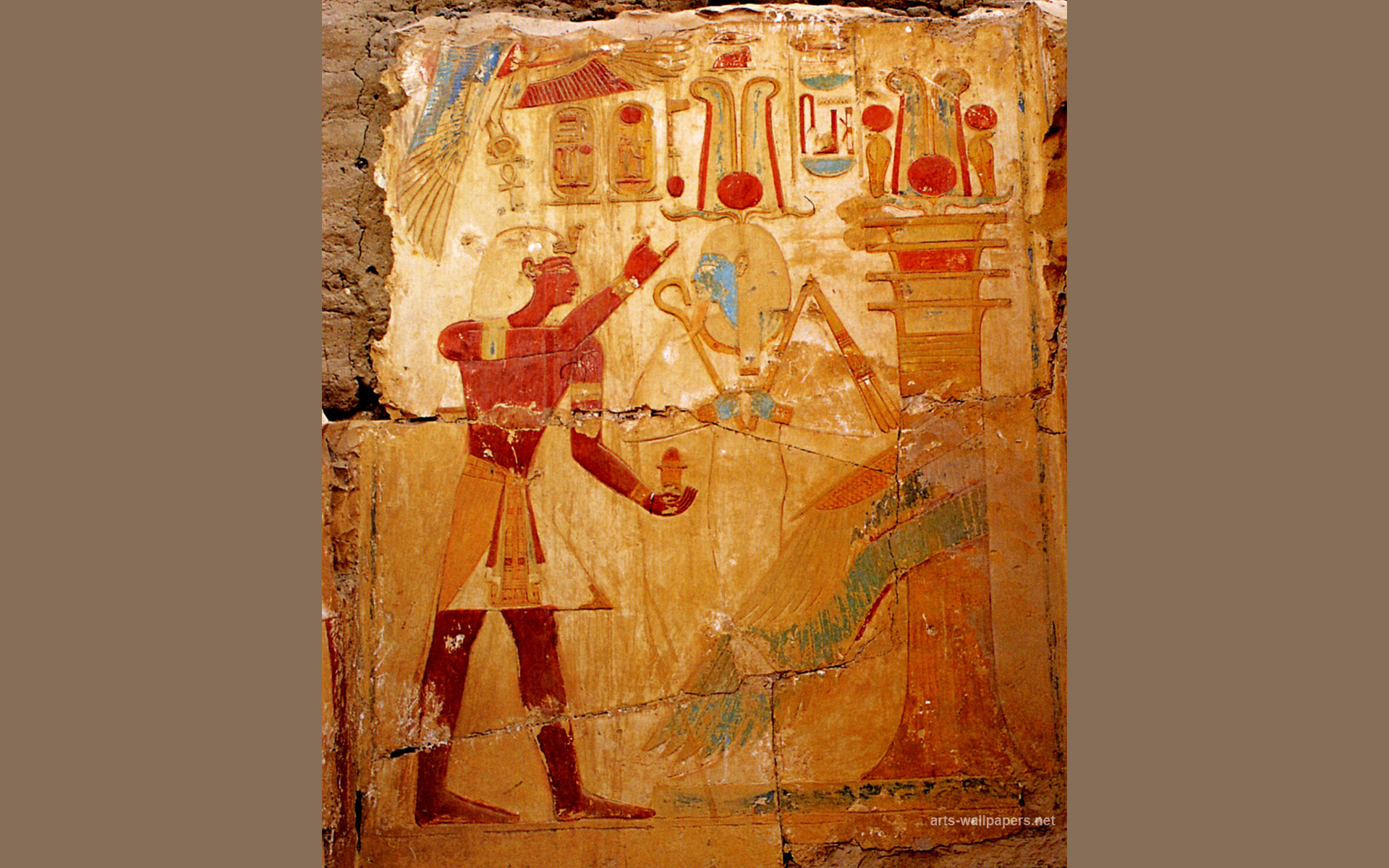 Ancient Egypt Art Wallpaper Paintings