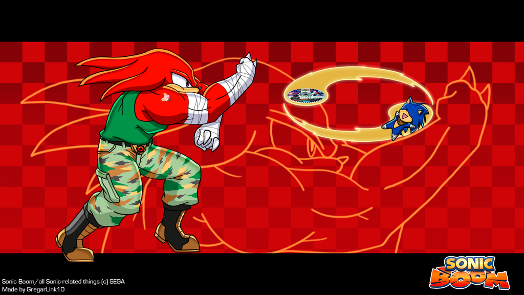 Knuckles Sonic Boom Wallpaper By Gregarlink10