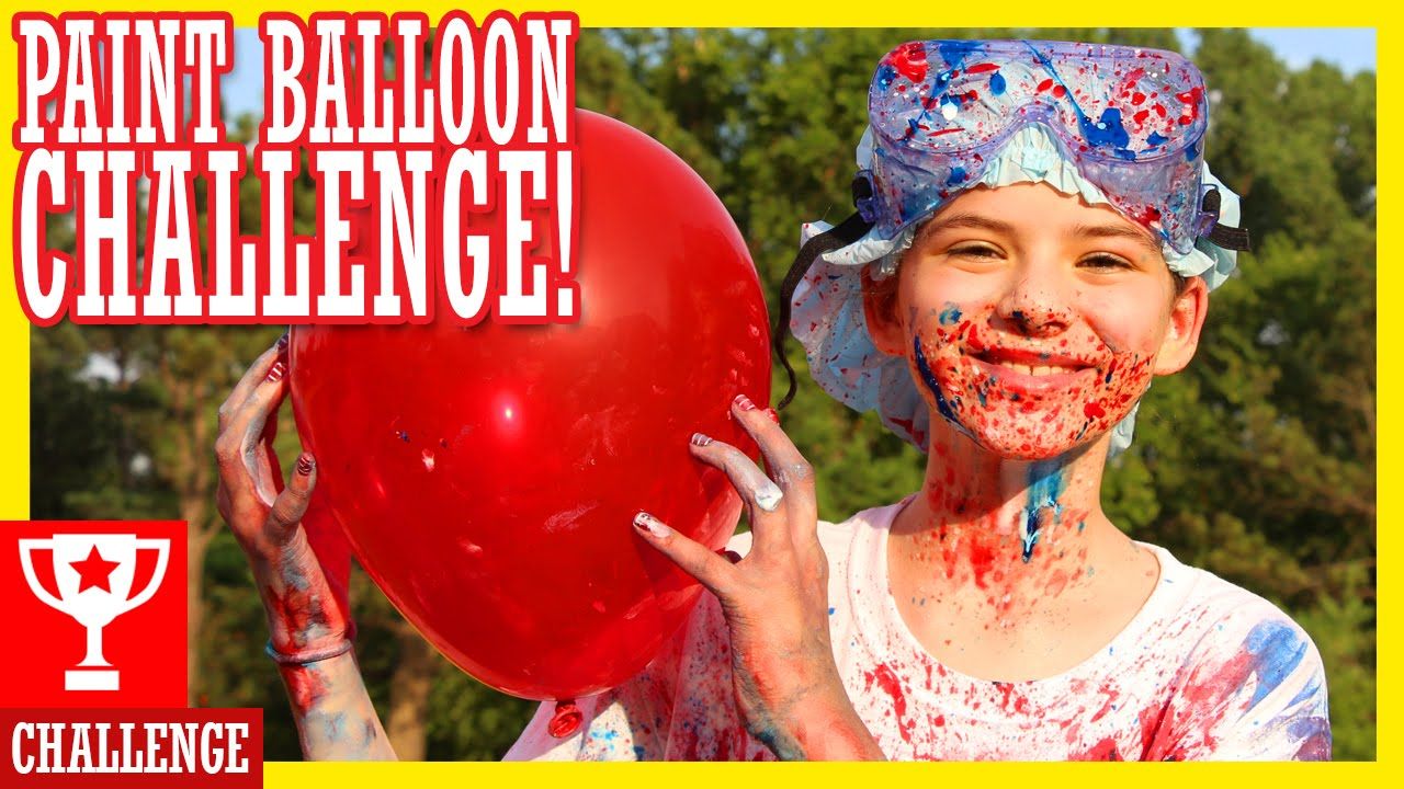 Paint Balloon Challenge Happy 4th Of July Kittiesmama