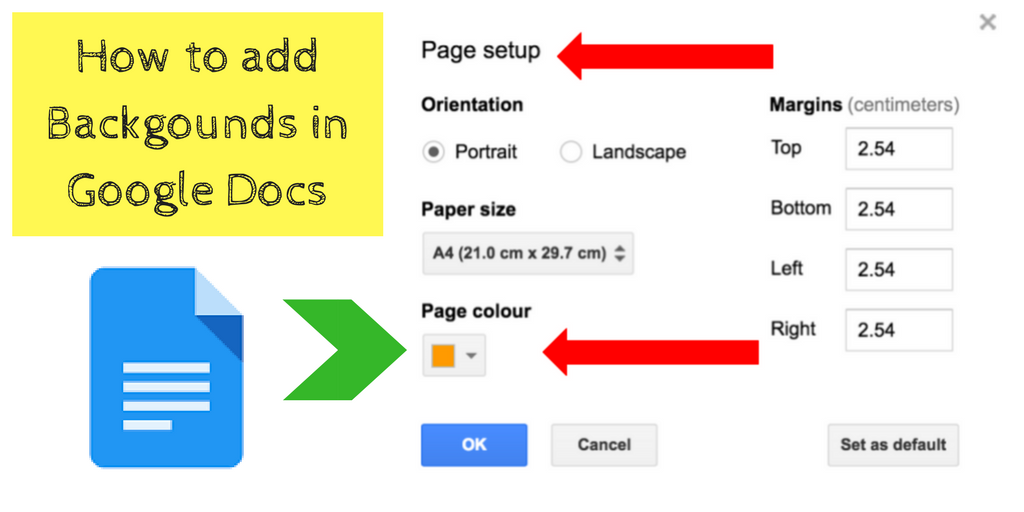 google doc background design template