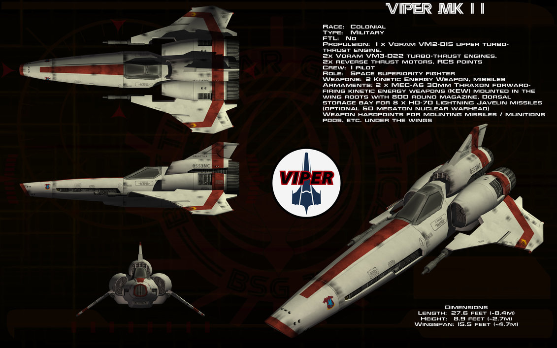 Colonial Viper Mk Ii Ortho By Unusualsuspex