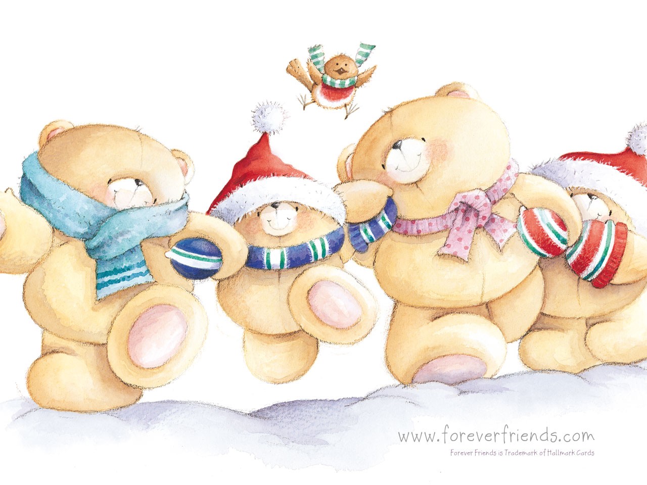 Forever Friends Bear Wallpaper