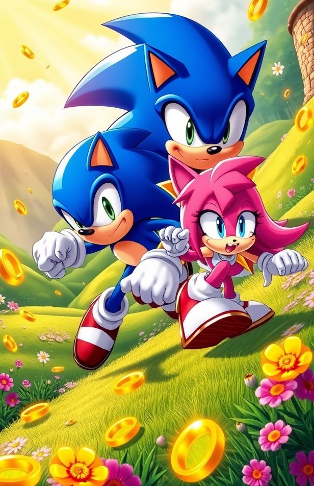 Sonic And Amy Wallpaper