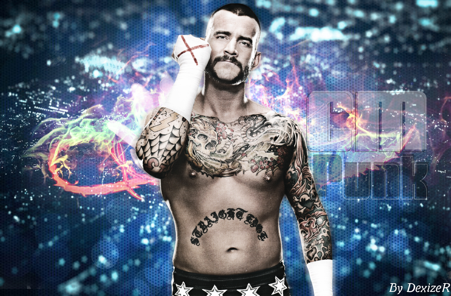 New WWE CM Punk 2014 HD Wallpaper by SmileDexizeR on