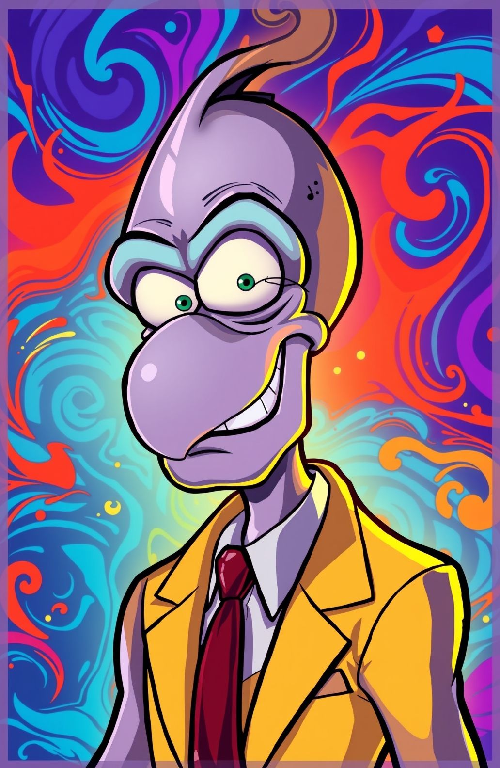 Handsome Squidward Wallpaper