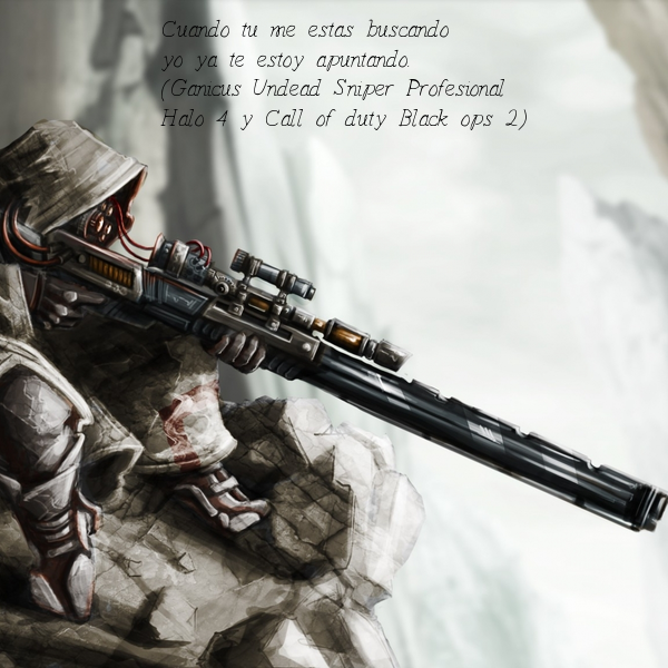Undead Sniper Profesional Halo Y Call Of Duty Black Ops Png