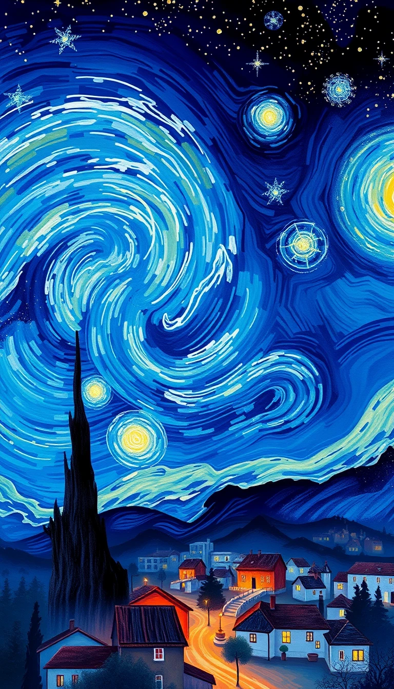 Starry Night Phone Wallpaper