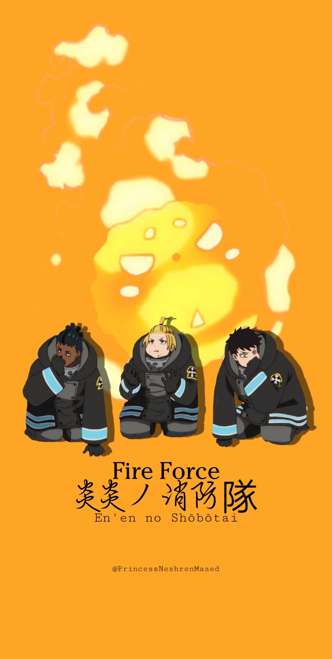 Fire Force wallpaper 1080x2141