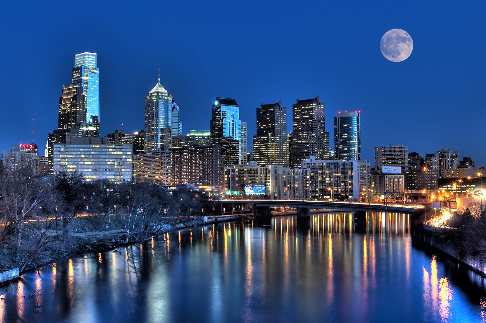 Free download Philly Skyline [1600x1062] for your Desktop, Mobile