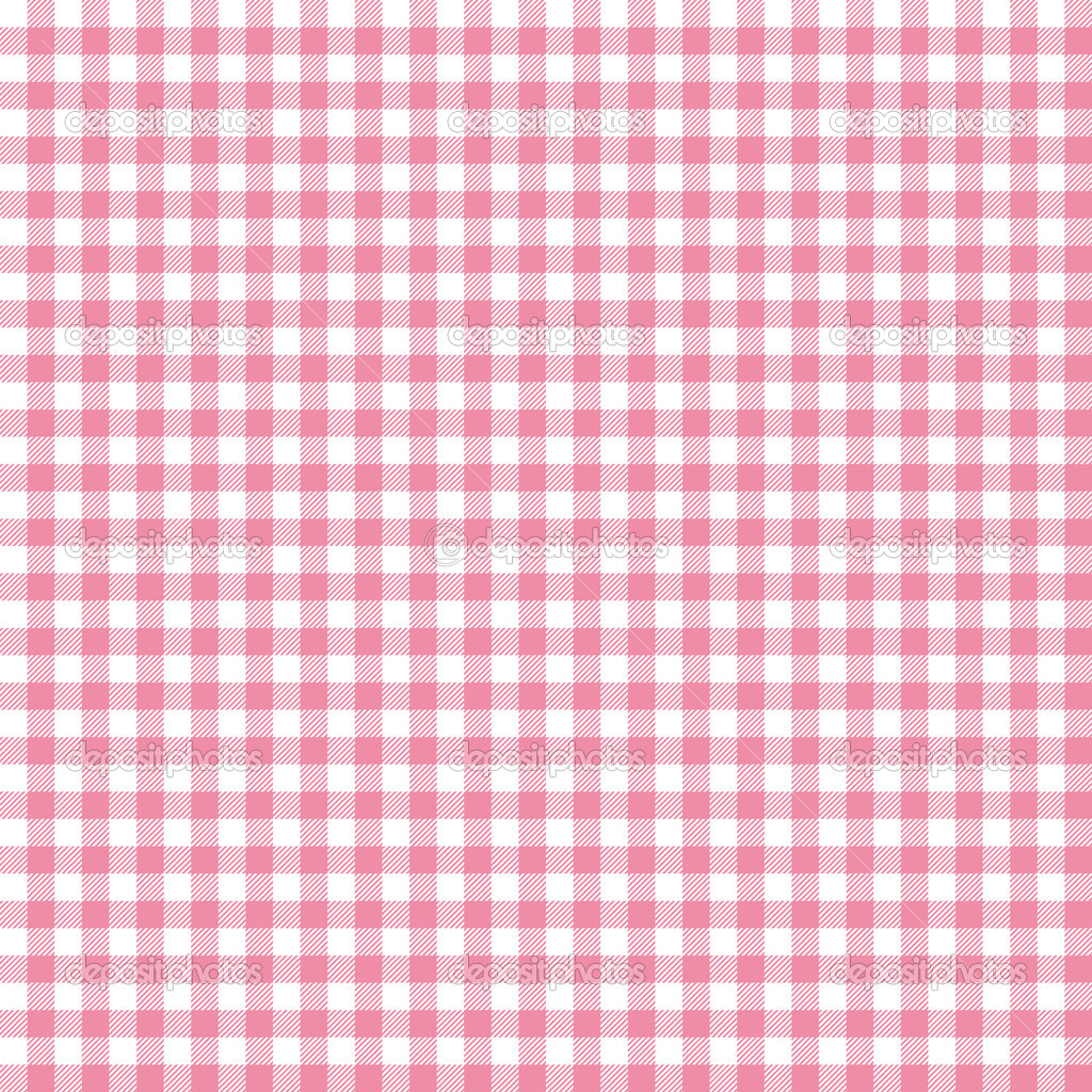 Red And White Checkered Tablecloth Background Rose
