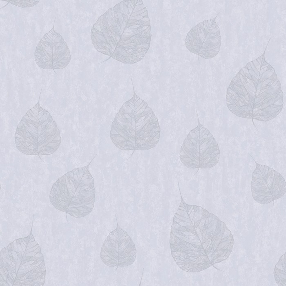  Brown Fossil Leaf Metallic Designer Motif Pattern Wallpaper 50 697