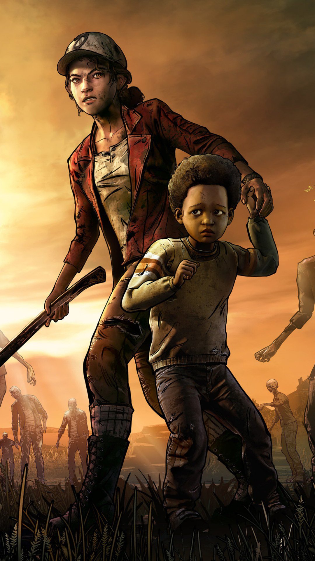 The Walking Dead Game Phone Wallpaper On
