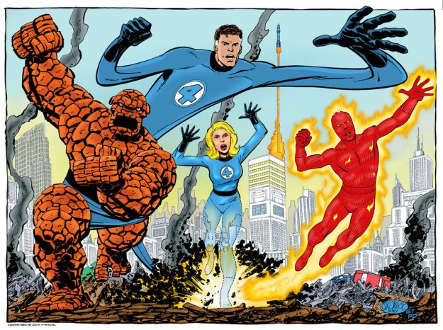 Fantastic Four Cartoon Wallpaper Screensaver