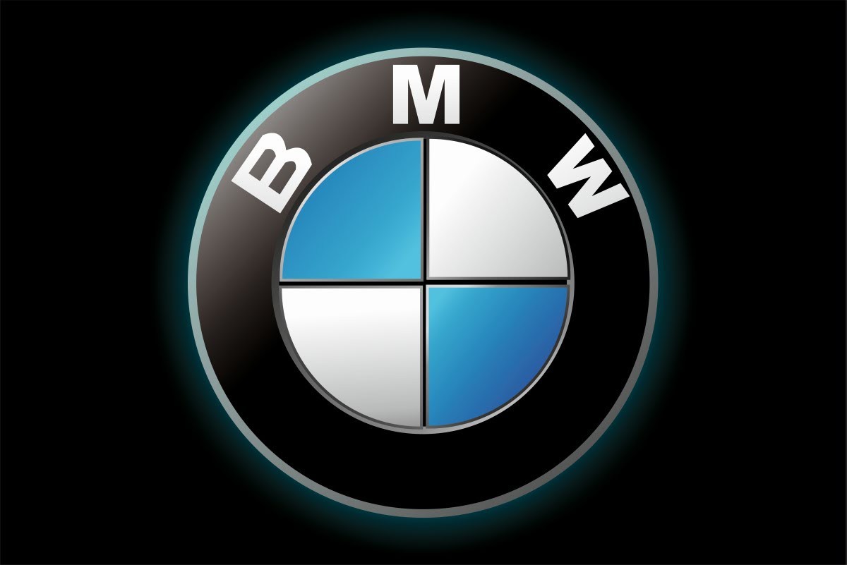 BMW Logo on a Black Background